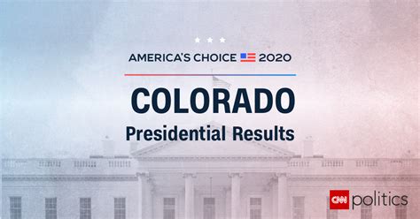 Colorado Presidential Election Results and Maps 2020