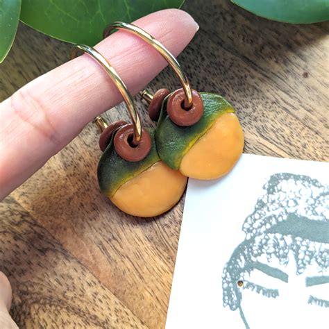 Quenepa Fruit Hoop Earrings - Positive Mensajes