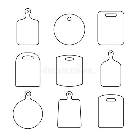 Cutting Board Shapes Svg