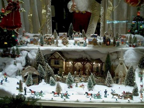 Christmas Village Window Display Ideas | Christmas village display ...