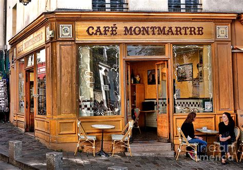 Cafe Montmartre Photograph by Olivier Le Queinec - Pixels