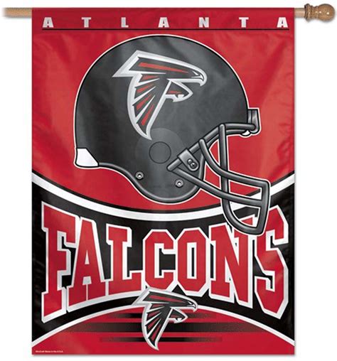 Atlanta Falcons 27" x 37" Vertical Flag / Banner from WinCraft ...