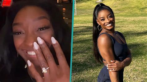 Watch Access Hollywood Highlight: Simone Biles Raves Over Engagement Ring From Jonathan Owens ...