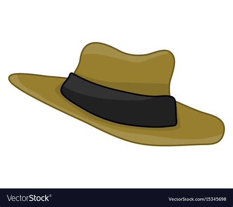 Hat isolated Royalty Free Vector Image - VectorStock