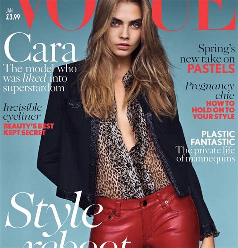 Stunning Cara Delevingne Covers Vogue For Second Time In 2013