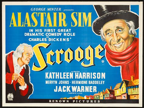 SCROOGE (1951) Original Vintage UK Quad Film Poster | Picture Palace Movie Posters