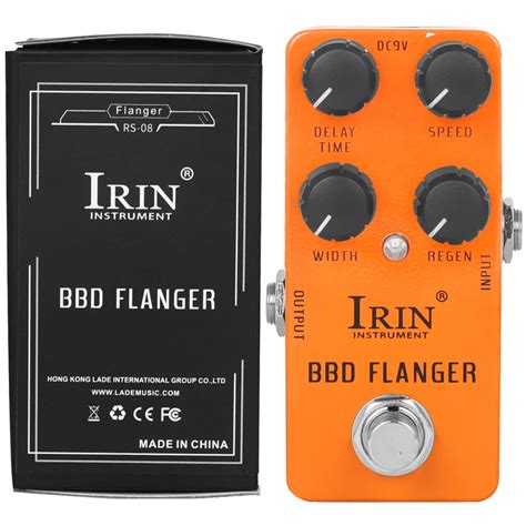 IRIN-BBD-Flanger-Guitar-Effect-Pedal-Metallic-Flanging-Timbre-Effects-True-Bypass-Pedals-RS-08 ...