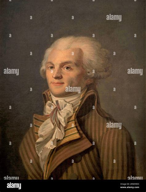 Maximilien François Marie Isidore de Robespierre (1758 – 1794]) French statesman, widely known ...