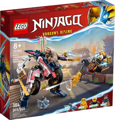 LEGO Ninjago Dragons Rising Sora's Transforming Mech Bike Racer 71792