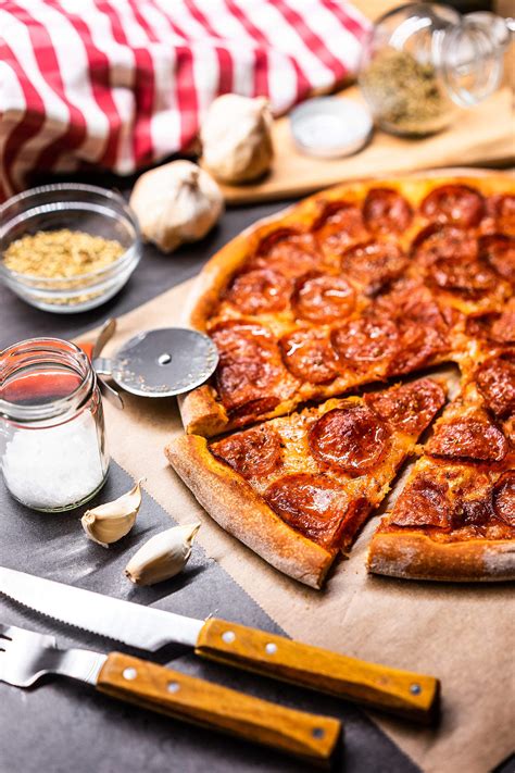 Salami Pizza Free Stock Photo | picjumbo