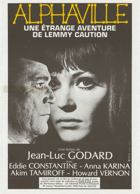 Alphaville Original R1982 French Mini Movie Poster - Posteritati Movie ...