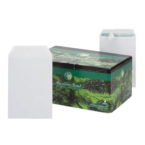 Basildon Bond C5 Envelopes Pocket Peel and Seal 120gsm White (500 Pack) L80118