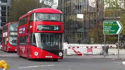 New London Double Decker Bus in action - Central London - November 2013 ...