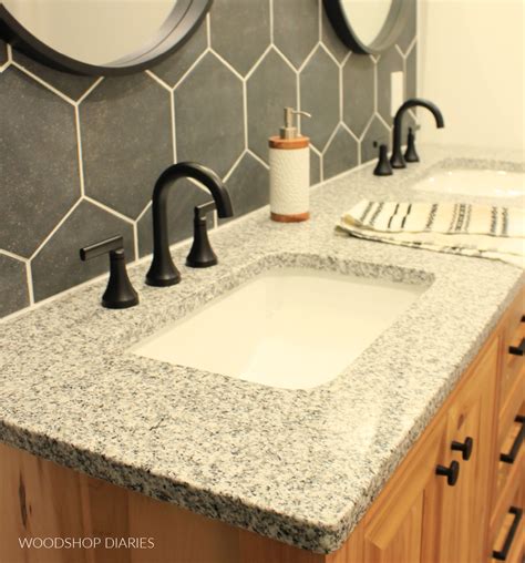 How to Install a Granite Countertop on Bathroom Vanity