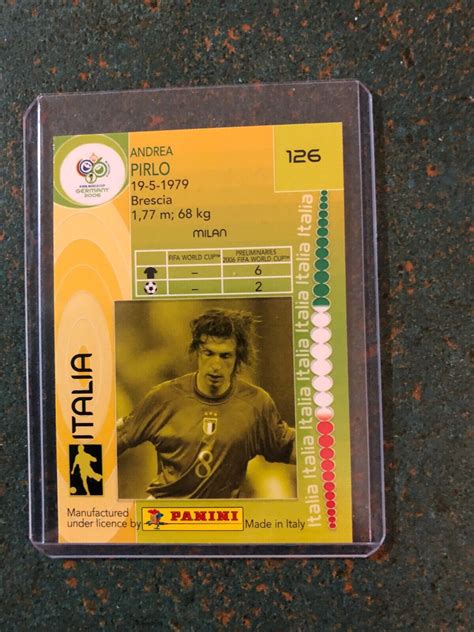 World Cup 2006 Germany Andrea Pirlo #126 | eBay