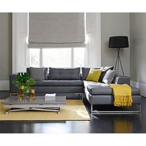 Vienna Right Hand Corner Sofa, Grey - BrandAlley