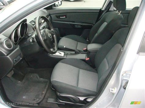 Black Interior 2007 Mazda MAZDA3 i Sport Sedan Photo #48220004 | GTCarLot.com