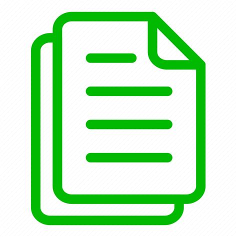 Green, data, documents, files, page, paper, sheet icon - Download on ...