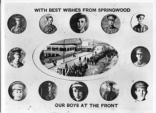 Our Boys at the Front | Notes: postcard from Springwood sold… | Flickr