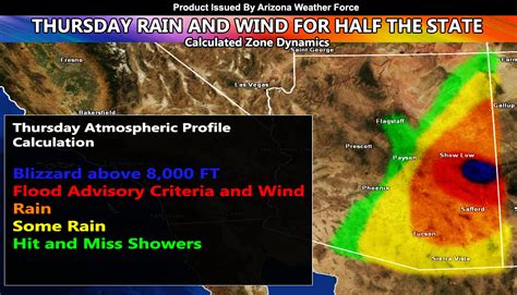 Detailed Dynamics; Weather System To Move Into Arizona on Thursday ...