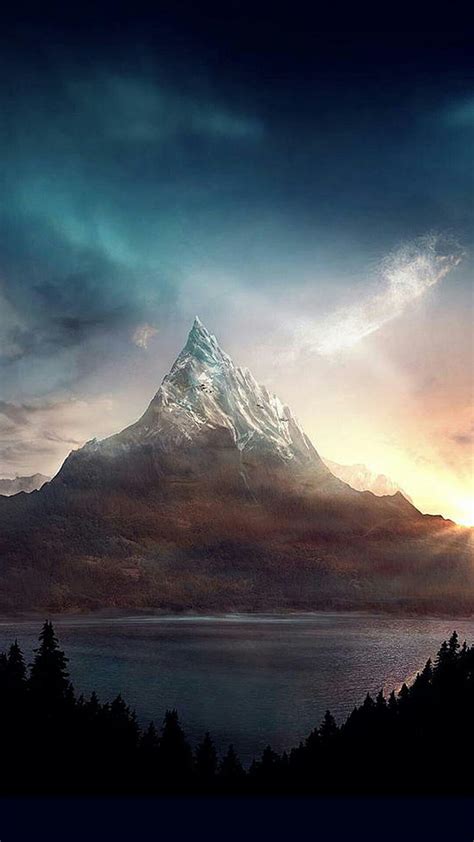 Erebor, the lonely mountain. The hobbit, Lord HD phone wallpaper | Pxfuel