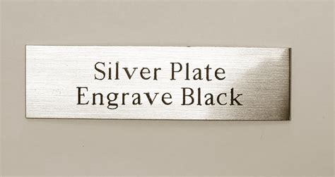 Silver Plate with Black Engraving individual plates for Fantasy Trophies - Best Trophies and Awards