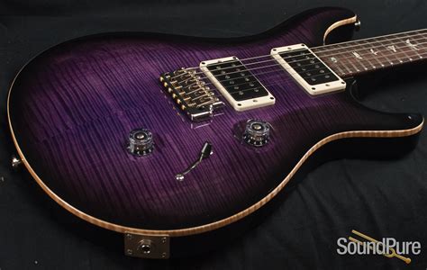 PRS Custom 24 10 Top Purple Smoke Burst Electric Guitar 5594