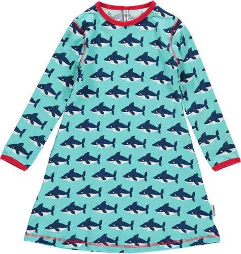 maxomorra shark dress | Shark dress, Unisex kids clothes, Kids outfits