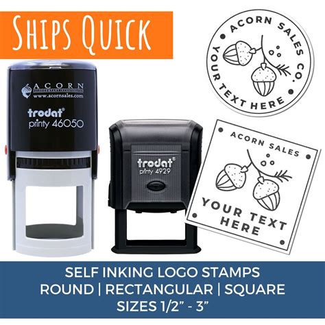 Logo Branding Stamp — Custom Stamps with Business Logo Self Inking | by ...