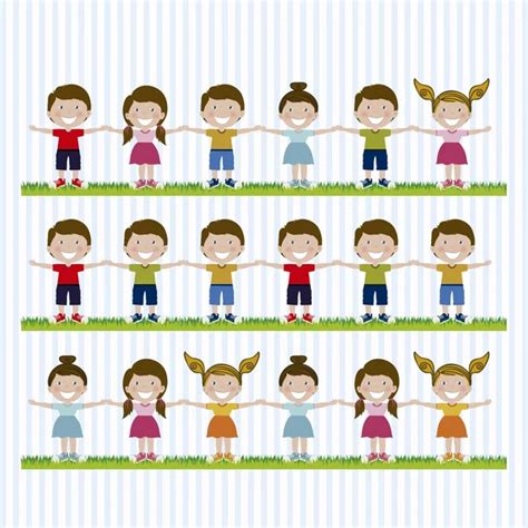 Kids Team Stock Vector Image by ©grgroupstock #19035913