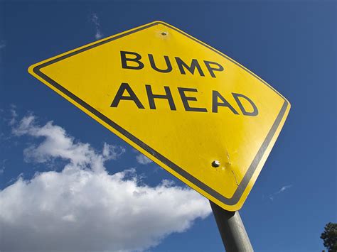 Bumpy road ahead sign - garettexas