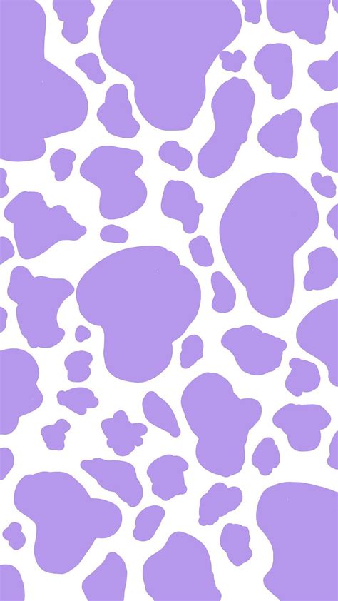 Cow Print, Aesthetic, Y, Violelilac, Animal, Purple, Simple • For You ...