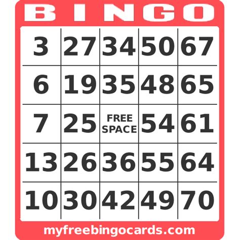 Bingo Card Template 5X5 - Cards Design Templates