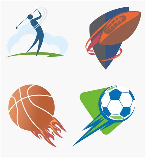 Sports Clipart Vector - Creative Sport Logo Design, HD Png Download - kindpng