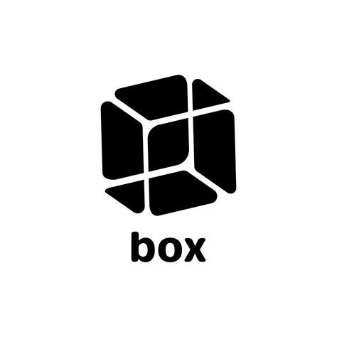 Abstract geometric box logo design. silhouette Box, 3D box logo design. 5947144 Vector Art at ...