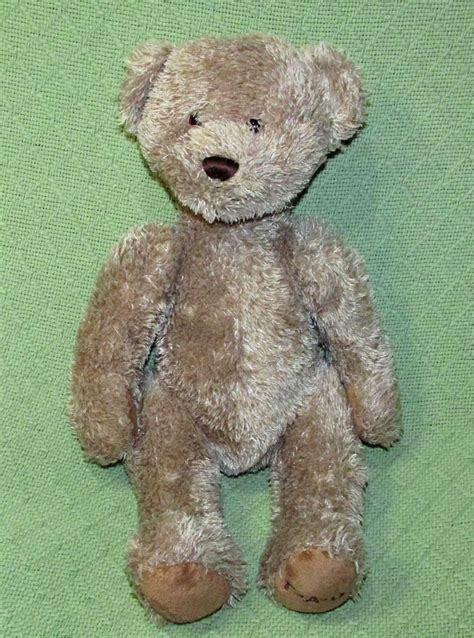 FAO Schwarz New York TEDDY BEAR 16" Classic Plush Stuffed Tan Floppy ...