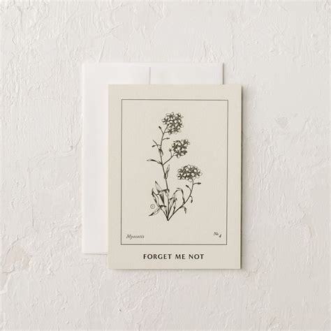 Forget Me Not Cards - Etsy UK | Cards, Encyclopedia illustration ...