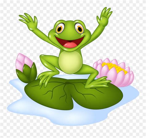 Frogs Clipart Vector - Frog Jump Cartoon Png Transparent Png (#771662) - PinClipart