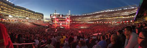 Panoramic of WrestleMania 31 I took. : SquaredCircle