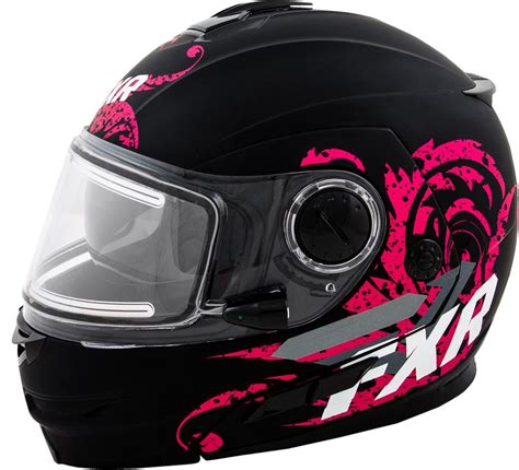 FXR Racing - 2015 Snowmobile Apparel - Fuel Modular Helmet - Black ...