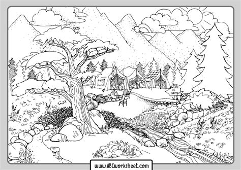 Free Printable Forest Coloring Pages