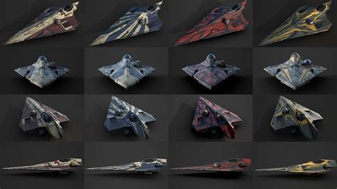 Star Wars Jedi Starfighter Collection | CGTrader