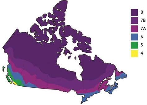 Canadian Ashrae Climate Zone Map