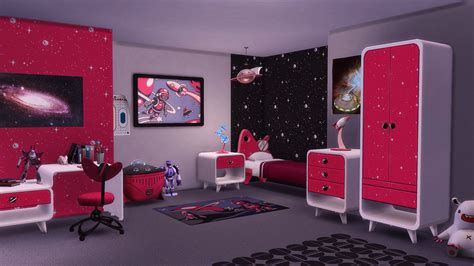 Mod The Sims - The Sims 4 Andromeda Bedroom Set *HIGH SCHOOL YEARS UPDATE*