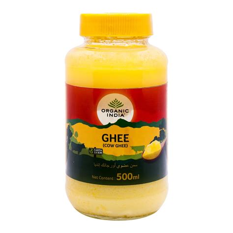 Organic India Cow Ghee 500ml Online at Best Price | Ghee | Lulu UAE