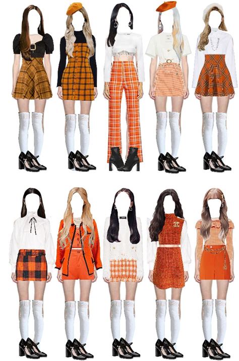 Twice I can’t stop me inspiration| Orange🧡 Outfit | ShopLook | Orange outfit, Kpop fashion ...