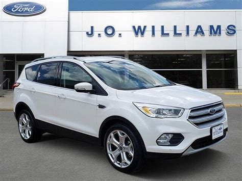 2019 Ford Escape, White Platinum Metallic Tri-coat With 16074 Miles Available No