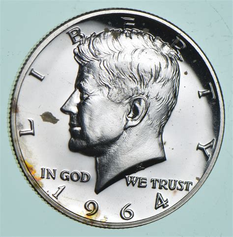 1964 Kennedy Silver Half Dollar Proof - Accented Hair | Property Room