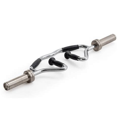 International “Bi-Tri-Trap” Bar w/ Rubber Grips | Curl Bars | York Barbell