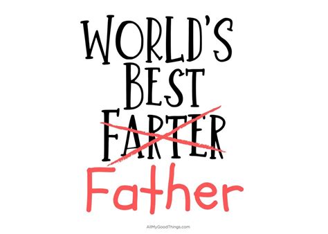 FREE Printable Funny Father's Day Cards - All My Good Things